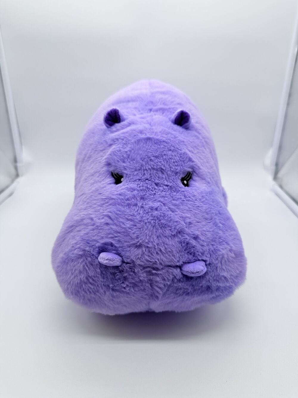 Giggle Scape Purple Hippo Hippopotamus Plush Stuffed Animal 15"